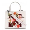 floral-print logo tote bag - Сумочки - 