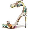 floral shoes - Сандали - 