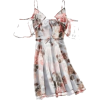 floral short dress - Kleider - 