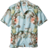 floral silk shirt - Hemden - kurz - 