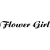 flower girl text - 插图用文字 - 