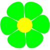 flower sticker green - Uncategorized - 