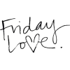 friday love - 插图用文字 - 