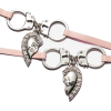 #friend #silver #pink #handcuffs - 项链 - 