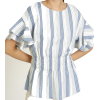 frill sleeve fit&flare top - Camisa - curtas - $15.99  ~ 13.73€