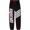 gcds stripe sweatpants black - Calças capri - 