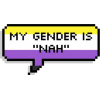 genderfluid font speechbubble - Textos - 