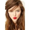 girl winking red lips - 模特（真人） - 
