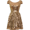 Dresses Gold - sukienki - 