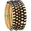 Gold Bracelet With Black Strin Bracelets Gold - Pulseiras - 