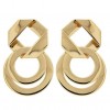 gold earrings - Kolczyki - 