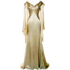 gold Renaissance Medieval Dress - Haljine - 