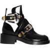 gold and black boots - Buty wysokie - 