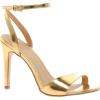 golden evening sandal PRADA - Sandals - 