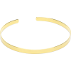 golden flat choker necklace - Halsketten - 