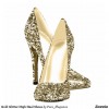 gold glitter heels - Klasične cipele - 