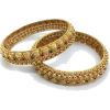 gold traditional Indian bracelets - Bracelets - 