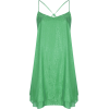 Green Satin - 连衣裙 - 