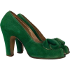 green 1930s heels - Klassische Schuhe - 