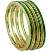 green bangles - Pulseras - 