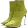 green booties - Čizme - 