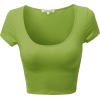 green crop top - T-shirts - 