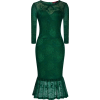 green dress - sukienki - 