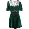 green dress - Dresses - 