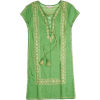 green embroidered tunic - Tunike - 