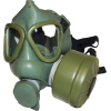 green gas mask - Rekwizyty - 