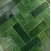 green herringbone tile - Meble - 