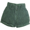 green shorts - Spodnie - krótkie - 