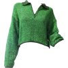 green sweater - Рубашки - длинные - 