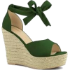 green wedges - ウェッジソール - 