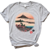 grey Japan tee - Camisola - curta - 