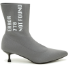 grey knit boots heels - Stivali - 