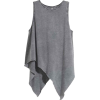 grey top - Camicia senza maniche - 