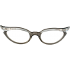 grey vintage cateye - 有度数眼镜 - 