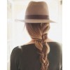 hairstyle braid sun hat - Moje fotografie - 