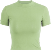 half neck high waist short sleeve - T-shirts - $15.99  ~ £12.15