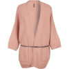 Haljina Cardigan Pink - Swetry na guziki - 