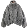 hand knitted oversized pullover - Puloverji - 