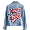 heart breaker printed denim jacket - Jakne i kaputi - 