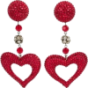heart earrings - Uhani - 