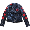 heart leather jacket - Chaquetas - 