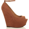 Wedges Brown - ウェッジソール - 