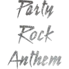 Party rock anthem - 插图用文字 - 