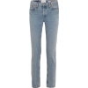 high-rise straight-leg jeans - Capri-Hosen - 
