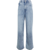 high-rise wide-leg jeans - Spodnie Capri - 