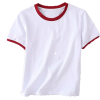 hit color round neck short sleeve - Shirts - kurz - $19.99  ~ 17.17€